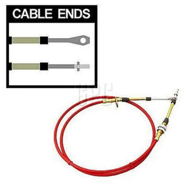 B&M Super Duty Race Shifter Cable Red 5Ft Length fits Most B&M Shifters Inclu...
