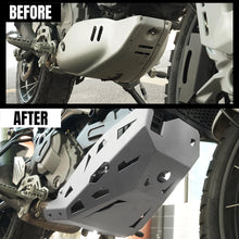 Load image into Gallery viewer, Silver Metal Skid Plate Engine Guard For Ducati Desert X 2022-2023 ST