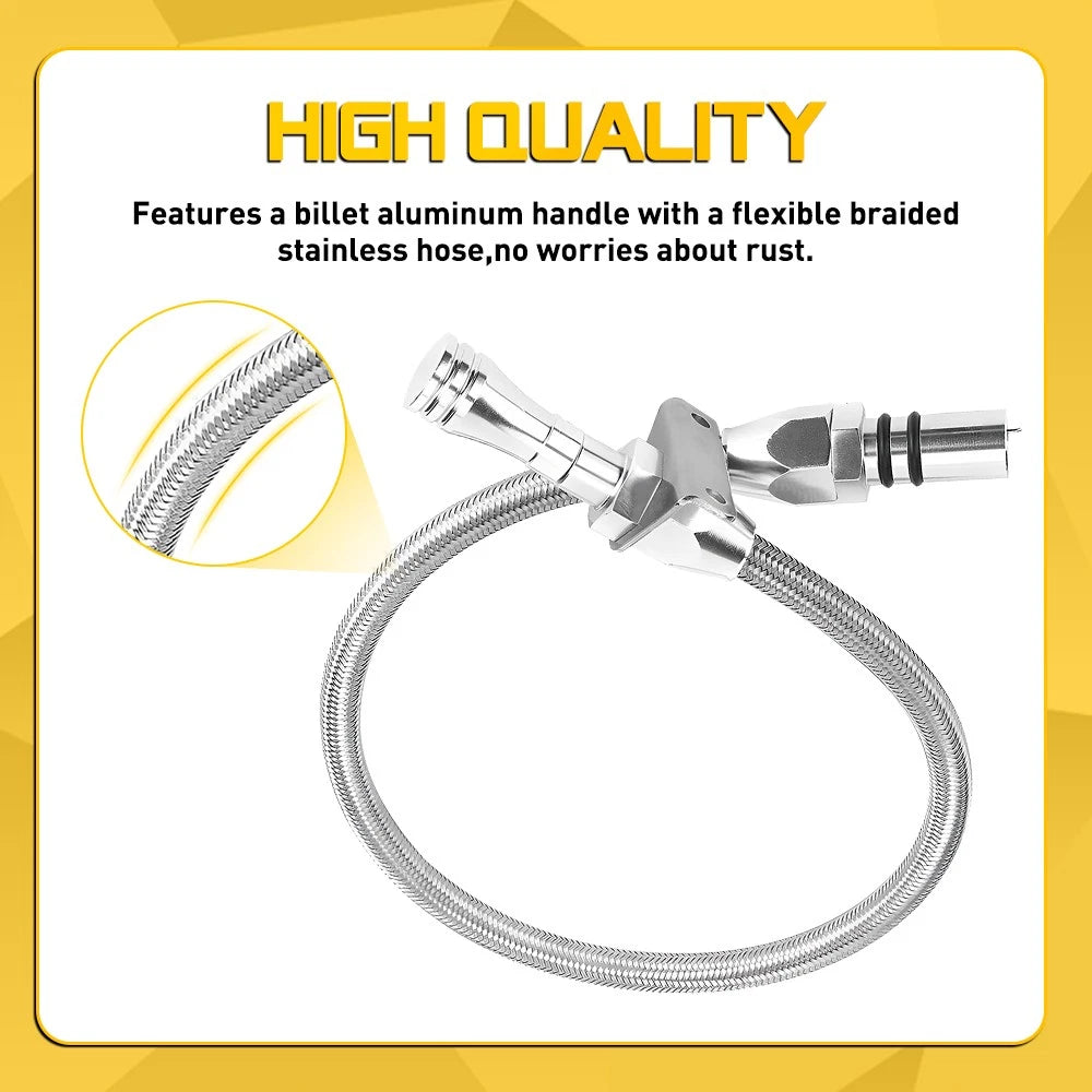 Flexible Stainless Transmission Dipstick For GM Chevy TH400 Turbo SBC turbo 400