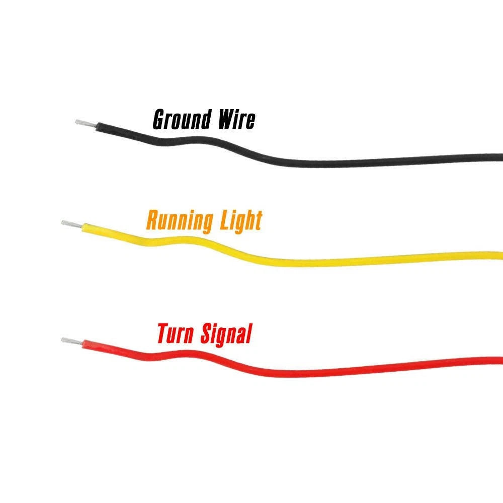 2X Chrome LED Turn Signal Indicator Running Light Fit For Harley Touring Softail