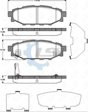 Load image into Gallery viewer, Rear Bendix GCT Brake Pads and Rotors Set suits Subaru XV 2.0L 2012-2020 274mm