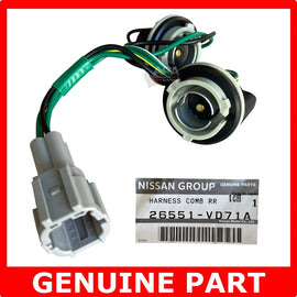 GENUINE Nissan Patrol GU Y61 Rear Lower Tail Light Bulb Wiring Loom Harness