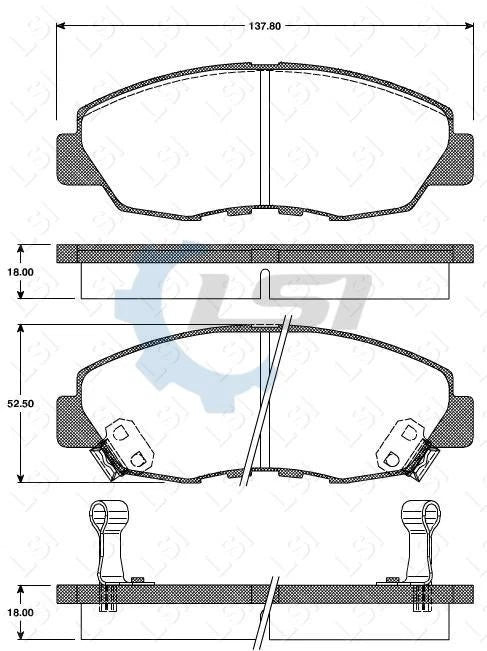 Front Brake Pads and Rotors Set for Honda ACCORD CG CK2 4 Cyl 1997 - 03