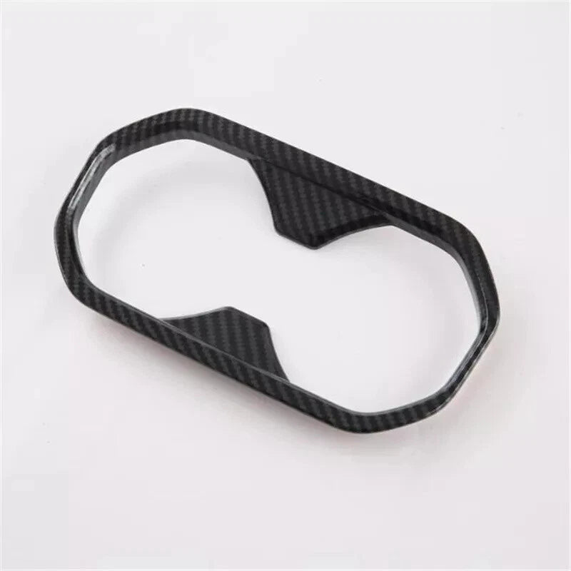 Carbon Fiber Console Water Cup Holder Cover Trim For MG4 MG 4 EV 2023 2024 2025