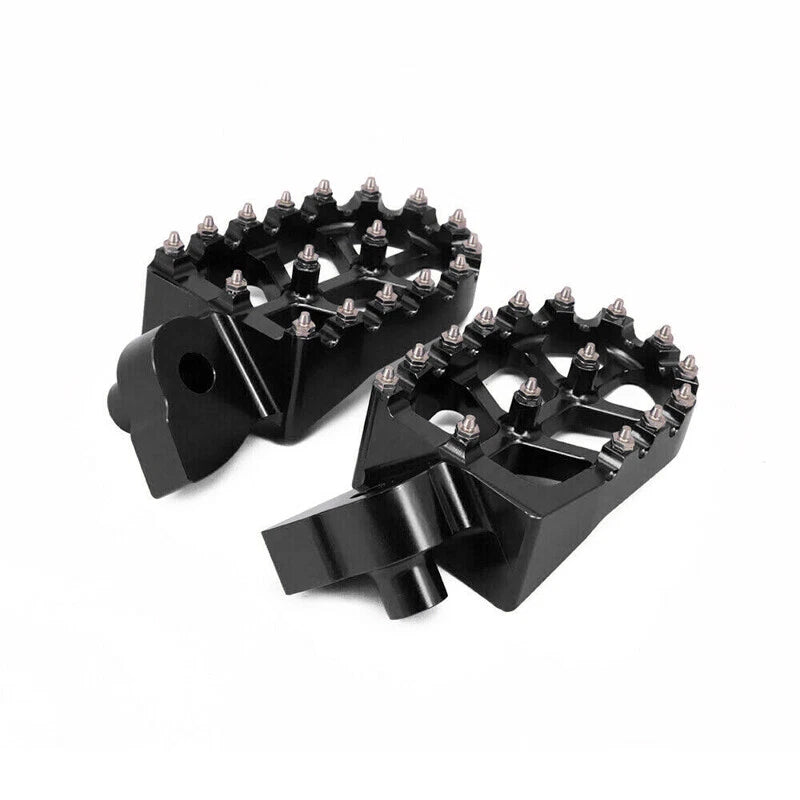 CNC MX Foot Pegs Footrests for Yamaha YZ85 YZ125 YZ250 YZ250 WR250 WR450F Black