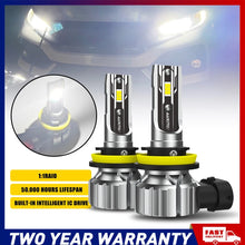 Load image into Gallery viewer, AUXITO H8 H9 H11 LED Headlight Globes Bulb Kit Hi/Low Beam 30000LM Bright NEWA