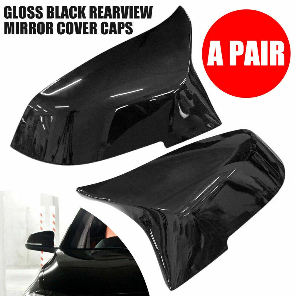 2pcs Rear View Mirror Cover Caps for BMW F20 F21 F22 F30 F32 F36 X1 F87 M2 ST