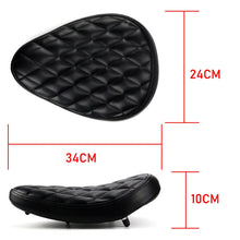 Load image into Gallery viewer, Black Diamond SOLO Driver Seat For Harley Sportster Chopper Bobber Custom ST