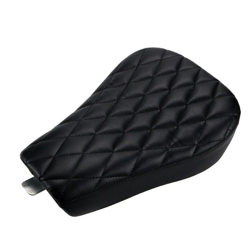 Stitching Leather Driver Solo Seat for Harley Sportster XL883 XL1200 48 07-16 ST