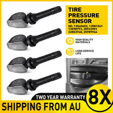 Load image into Gallery viewer, SET OF 8 FOR HSV SportsCat Colorado RG TPMS Valve Assemblies - 433 MHz