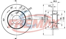 Load image into Gallery viewer, Fremax Rear Disc Rotors for Volkswagen Polo 66 TDI 6R 1.6 10-14 4 Studs