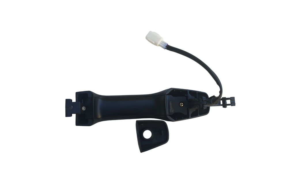 Door Handle Outer for Toyota Landcruiser 07-21 Set 4 Black FRONT REAR W/Sensor