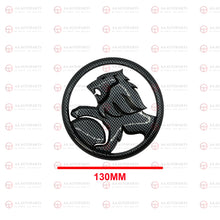 Load image into Gallery viewer, Carbon Fibre Front &amp; Back Rear Badge Set Pair Holden Commodore VE VF SV6 SS SSV