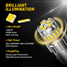 Load image into Gallery viewer, 2-10x BAY15D 1157 P21/5W White 23SMD LED BRAKE STOP TAIL LIGHT BULB GLOBE AU A