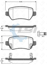 Load image into Gallery viewer, Rear Brake Pads and Disc Rotors set for Holden ASTRA TS AH SRI TURBO 01-10