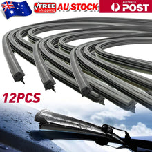 Load image into Gallery viewer, 12 x Wiper Blade Inserts Refills 6mm Universal 28" Twin Rail Universal 2 pairs