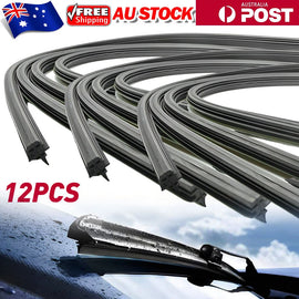 12 x Wiper Blade Inserts Refills 6mm Universal 28