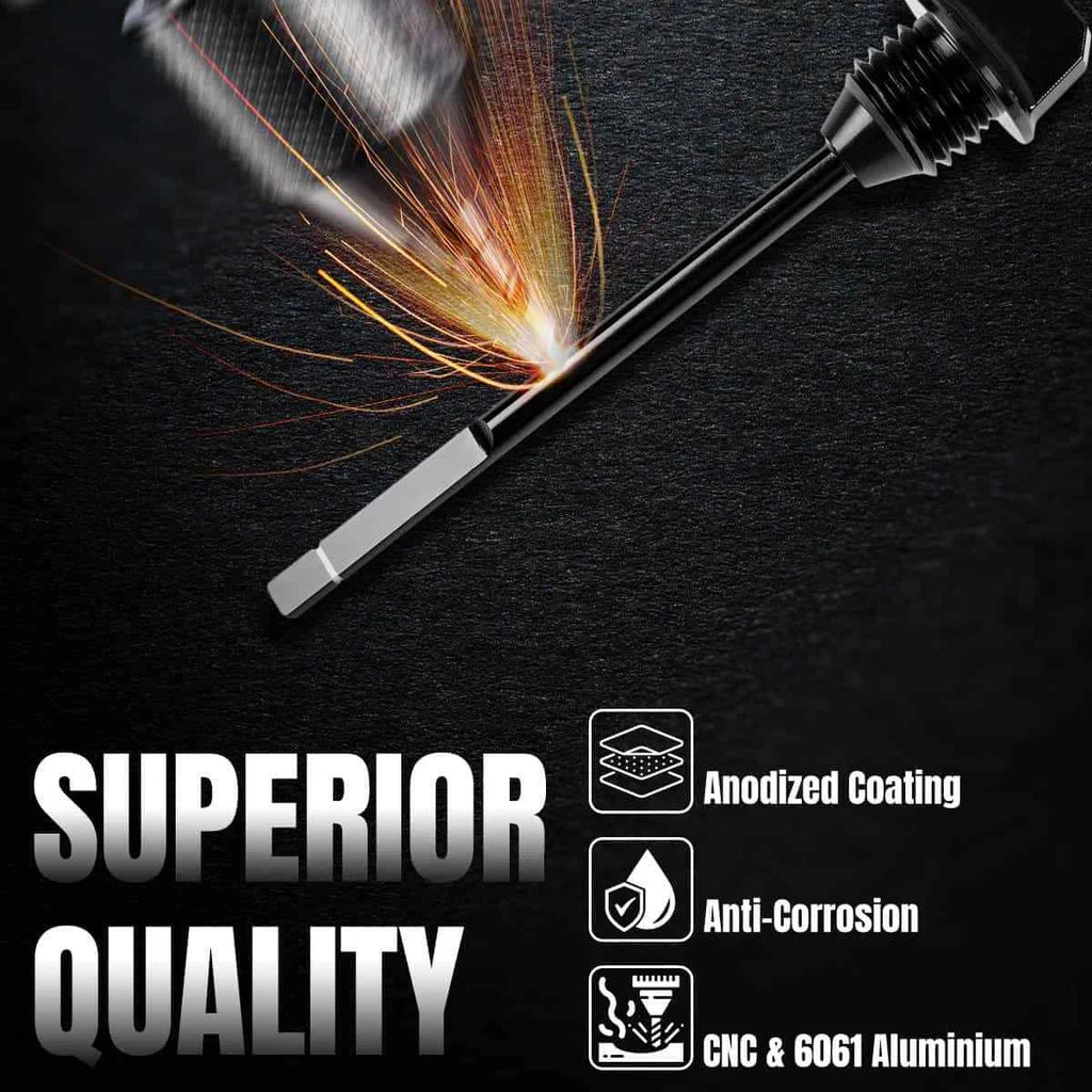 CNC Aluminum Billet Dress Up Kit for Honda CRF110 2013-Present Black Anodized ST