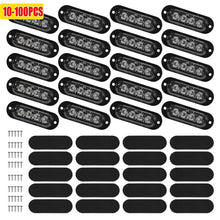 Load image into Gallery viewer, 10-100X Red Amber LED Clearance Lights Indicator Side Marker Lamp Caravan Lorry