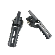 Load image into Gallery viewer, 22mm Stainless Steel Foldable Highway Foot Pegs Black for BMW R1200GS LC 2013-17