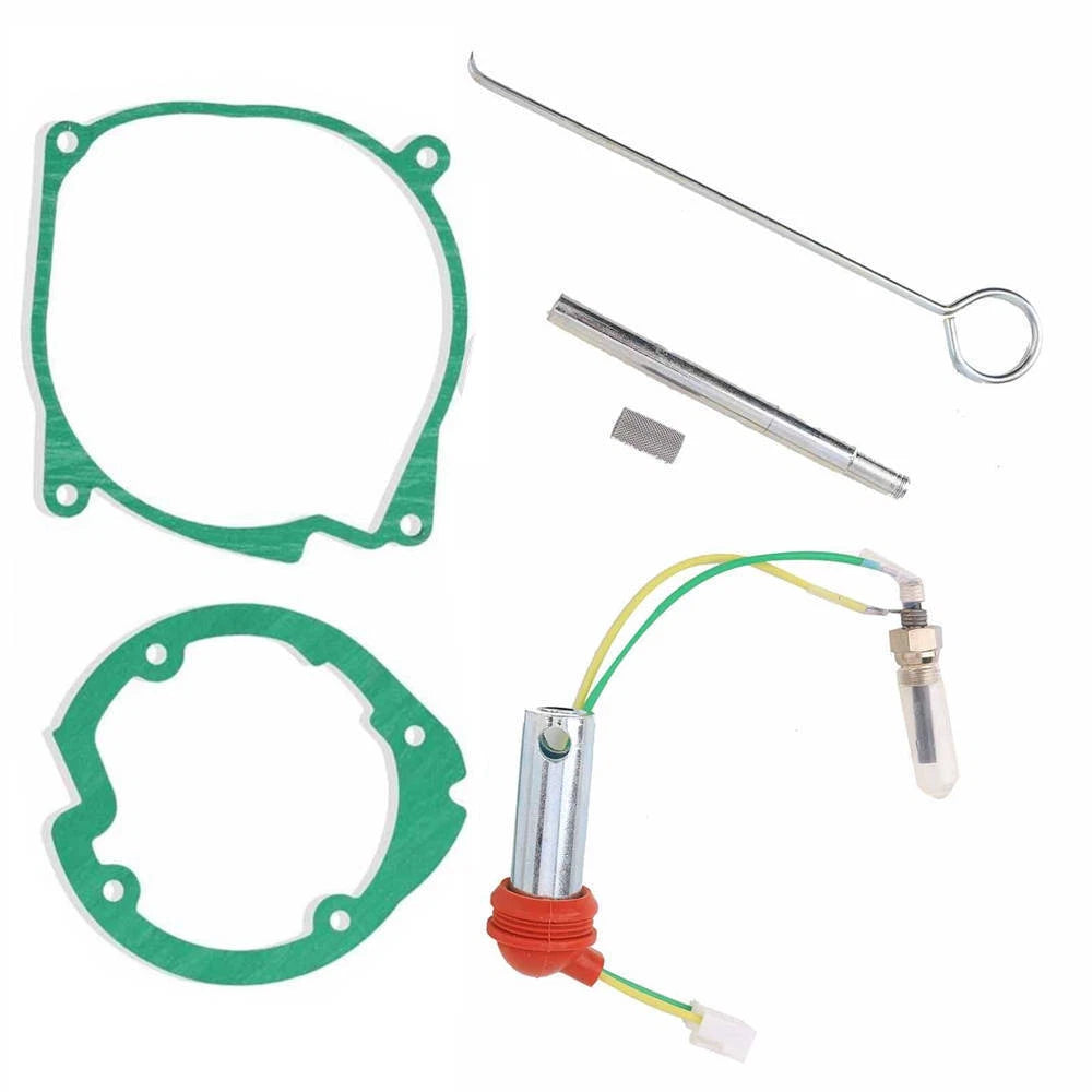 7Pcs Car Air-Diesel-Gasket+Ceramic Glow Plug Kit For Chinese Diesel Heater 5KW