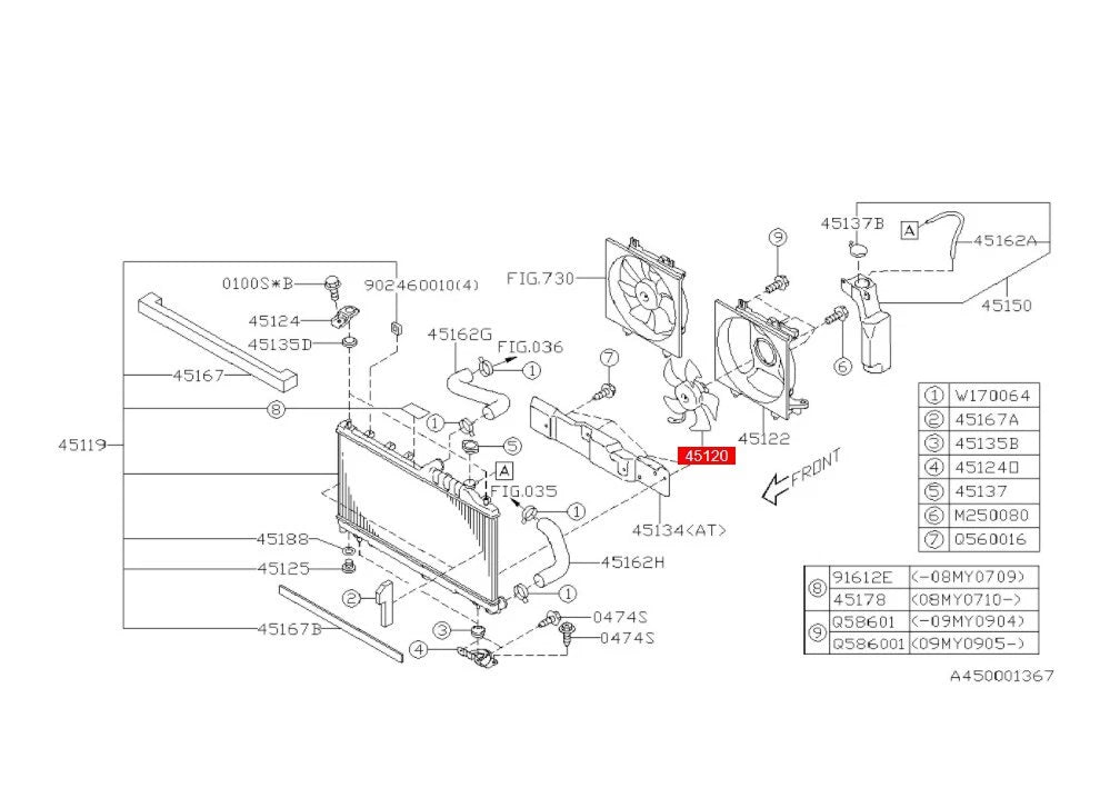 Left Radiator Cooling Fan Assembly For SUBARU FORESTER 2.5 XT AWD 2008-2013 SUV