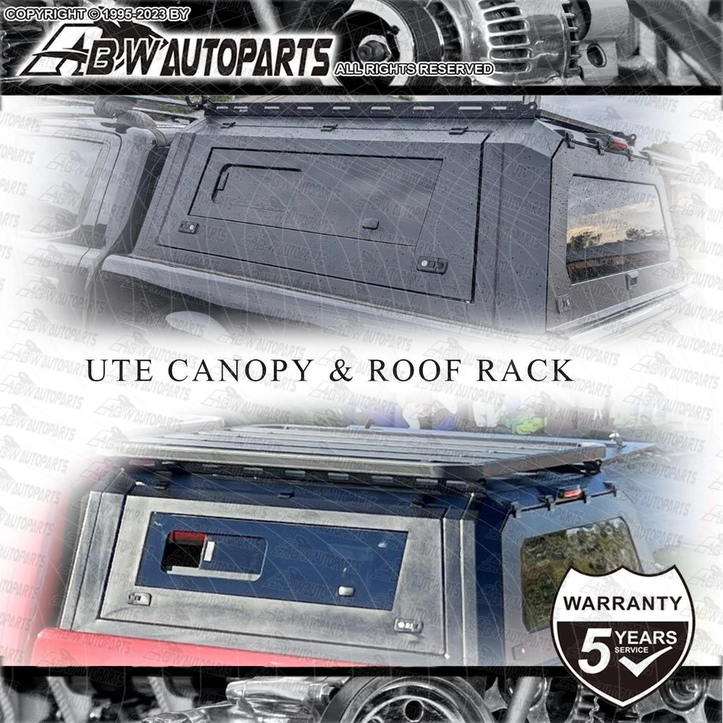 Heavy Duty Steel Ute Canopy & Roof Rack For Ford Ranger PX Dual Cab 2011-On