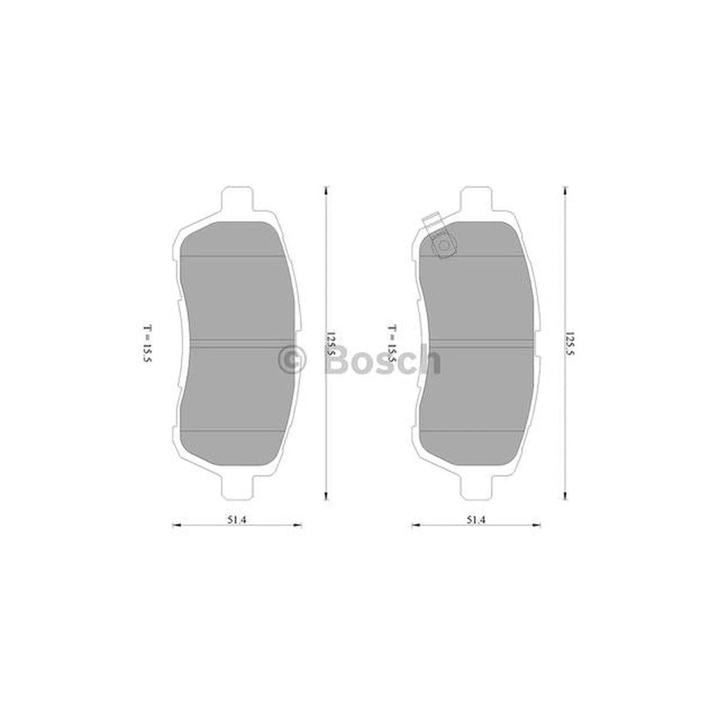 Bosch Blue Line Brake Pad Set Front DB1941BL