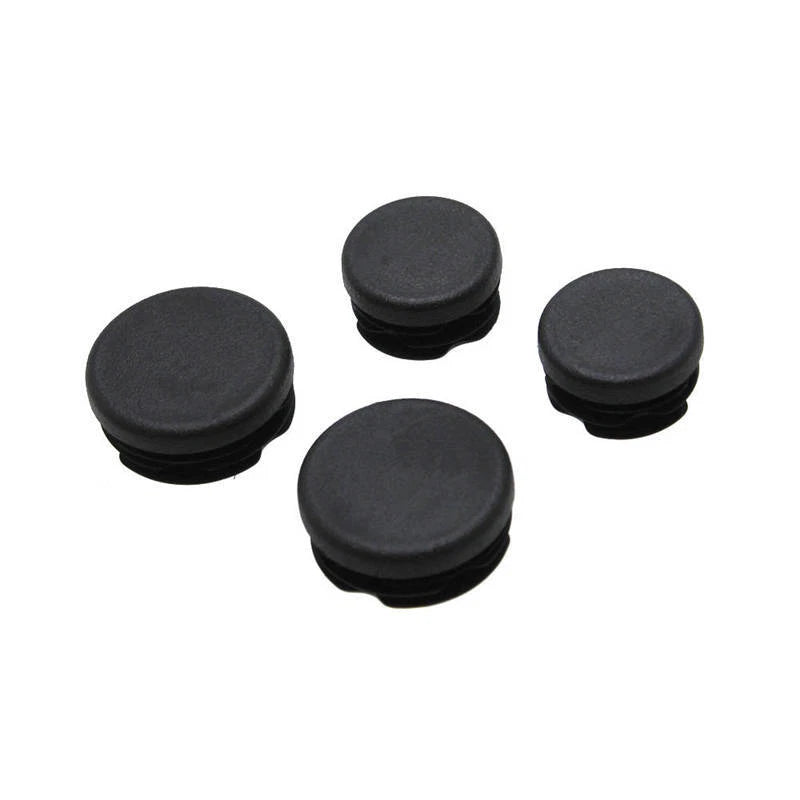 4PCS Black Motorcycle Frame Caps Hole Cover ABS For Ducati Desert X 2022-2023 ST