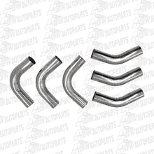 Load image into Gallery viewer, 2.5"Inch Mandrel Bends Exhaust Pipe Mild Steel (Kit of 6) - 3 X 45 &amp; 3 X 90 Deg