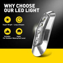 Load image into Gallery viewer, LED Clearance Side Marker Lights Red Amber White with Chrome for Truck Caravan