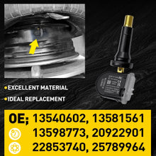 Load image into Gallery viewer, SET OF 8 FOR HSV SportsCat Colorado RG TPMS Valve Assemblies - 433 MHz