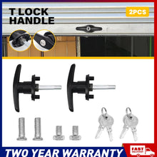 Load image into Gallery viewer, Heavy-Duty Rear Fixing Canopy T-Lock Handle, Metal for Ute Canopy *R/L hand AU