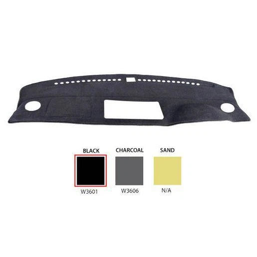Sunland Dashmat Black compatible with VOLKSWAGEN TRANSPORTER T6 W3601