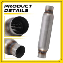 Load image into Gallery viewer, 2.5" Inch Megapower Exhaust Hotdog Resonator Muffler Glass Pack 12" Long High AU