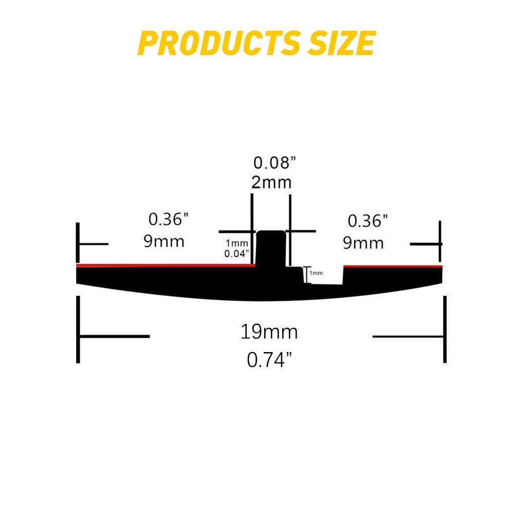 3M Car Windshield Sunroof Rear Roof Window Edge Strip Seal Protector Rubber T AU
