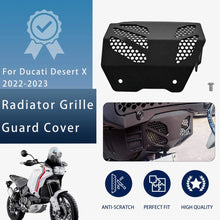 Load image into Gallery viewer, Black Engine Grille Radiator Guard Protector Cover For Ducati Desert X 2022-2023