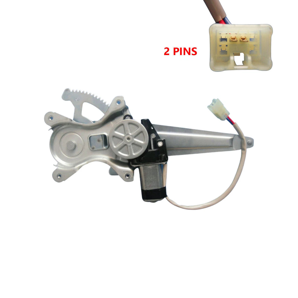 Rear Left Window Regulator With Motor 2 Pins for Toyota RAV4 ACA20R 2000-2003