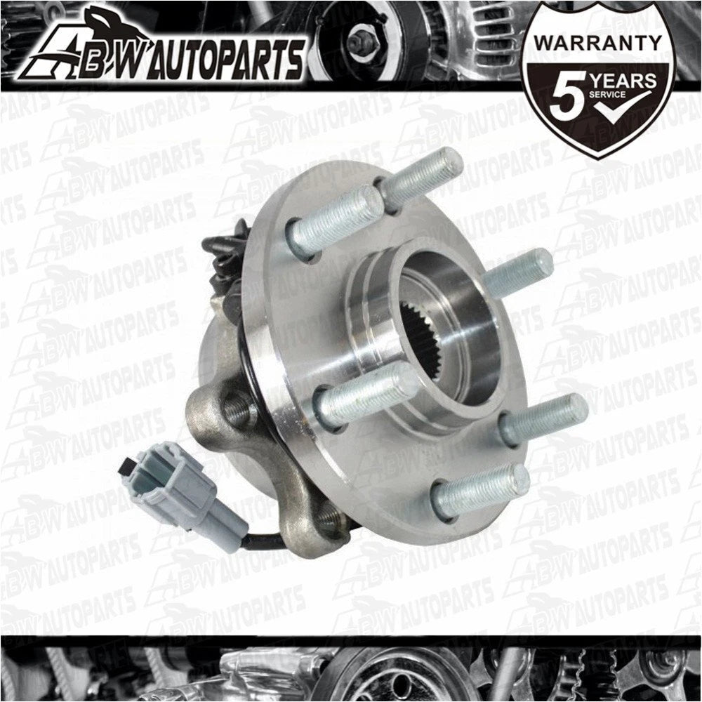 2 x Front Wheel Bearing Hubs Spanish for Nissan Navara D40 Pathfinder R51