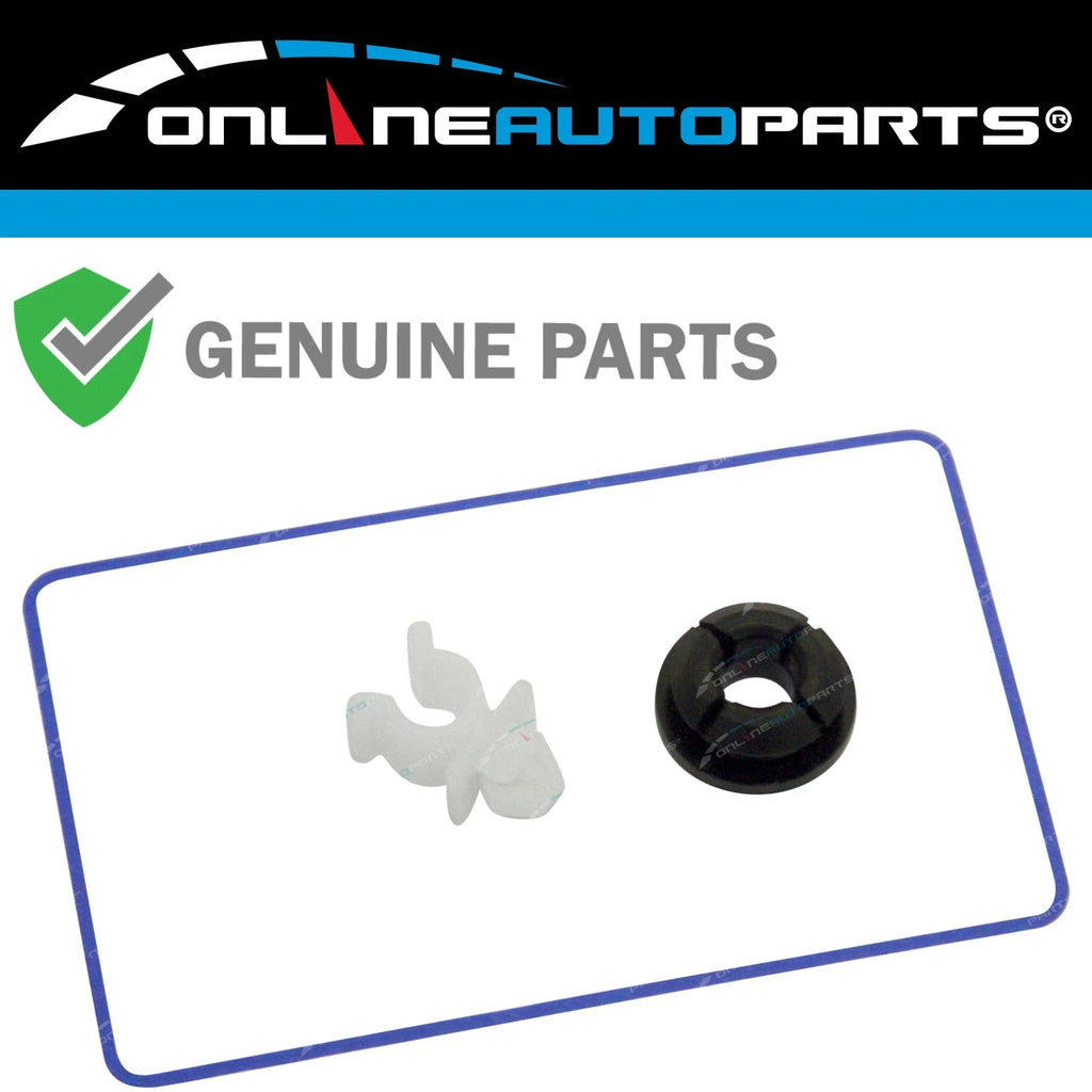 Bonnet Rod Support - Rubber Grommet Bush + Plastic Clip for Nissan Patrol GQ Y60