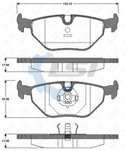 Load image into Gallery viewer, Rear Brake Pads + Sensor and VENTED Disc Rotors Set for BMW 323i 328i E36 92-98
