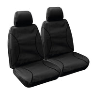 Tradies Canvas Front Seat Covers Black for Toyota Hilux 2015+ RM1005.TRB