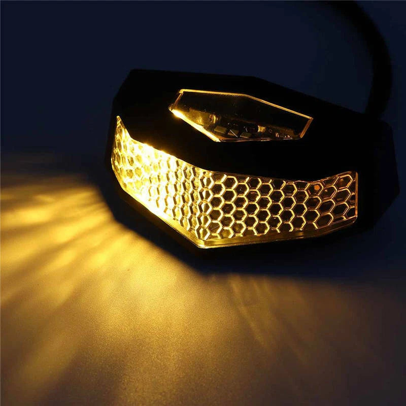 Universal Motorcycle LED Tail Light Turn Signal Rear Brake Stop Indicator Lamp S