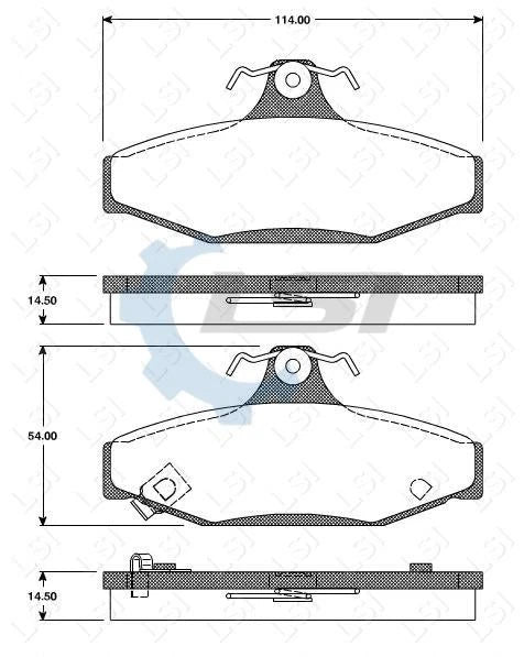 Rear Brake Pads and Disc Rotors Set for Ford FAIRLANE AU I 1998-00