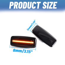 Load image into Gallery viewer, For Nissan Patrol Y61/GU 2004-2016 Smoked Amber Sequential Side Indicators Light