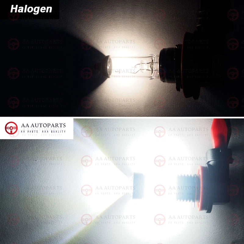 Projector LED Fog Light Bulbs 9005 HB3 H10 CANBUS Super Bright White