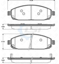 Load image into Gallery viewer, Front Disc Rotors and Brake Pads for Jeep Grand Cherokee III WH WK 05-10