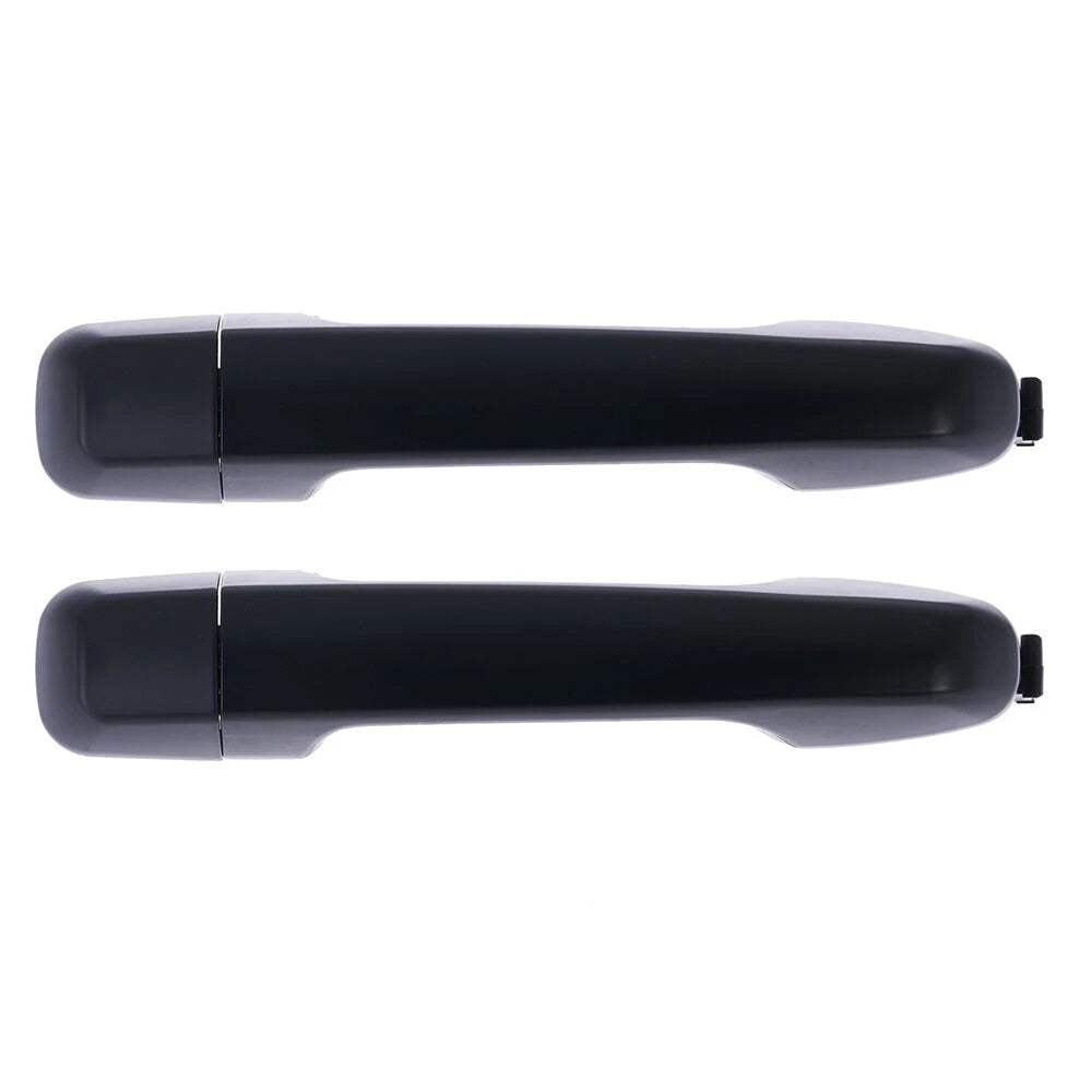 Door Handle Outer for Toyota Landcruiser J150 09-23 Set of 2 Black REAR LH+RH