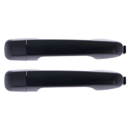 Door Handle Outer for Toyota Landcruiser J150 09-23 Set of 2 Black REAR LH+RH
