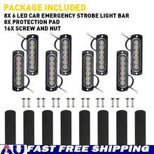 Load image into Gallery viewer, 12V LED Strobe Beacon Emergency Strobe Alarm Light Signal Flashing Warning Light